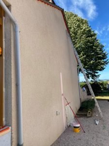 peinture façade maison 71100